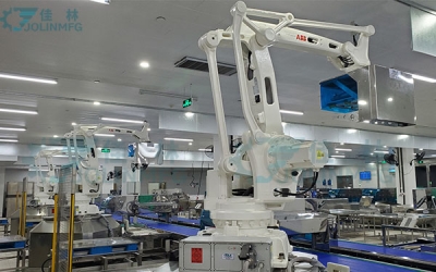 中央廚房凈菜碼垛AGV搬運(yùn)設(shè)備