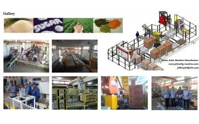 Lentil Robot Palletizer line for Egypt